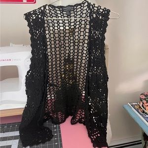 One Step Up Crochet/Knitted Vest